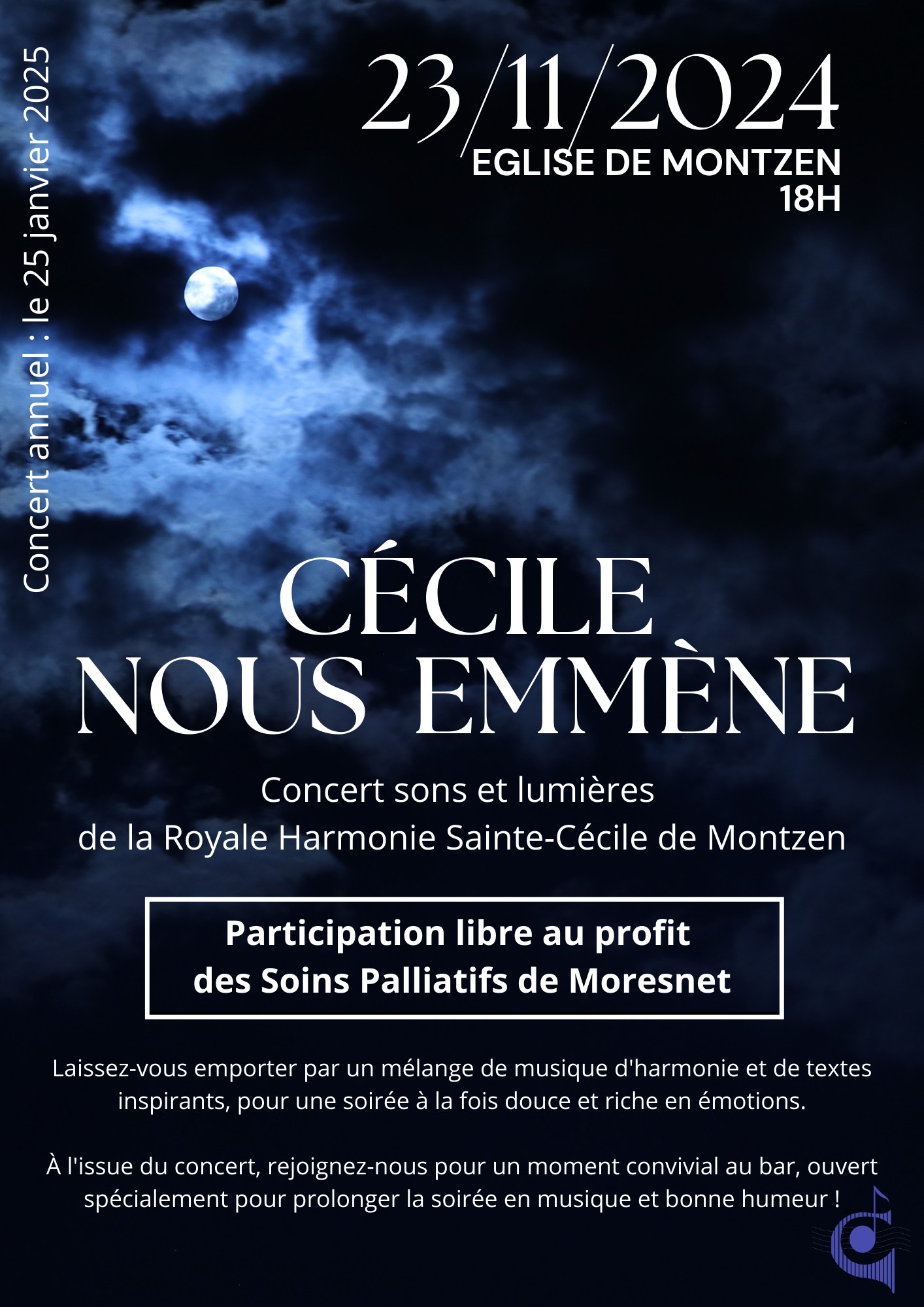 Concert Sons et Lumières de la Royale Harmonie Sainte-Cécile de Montzen