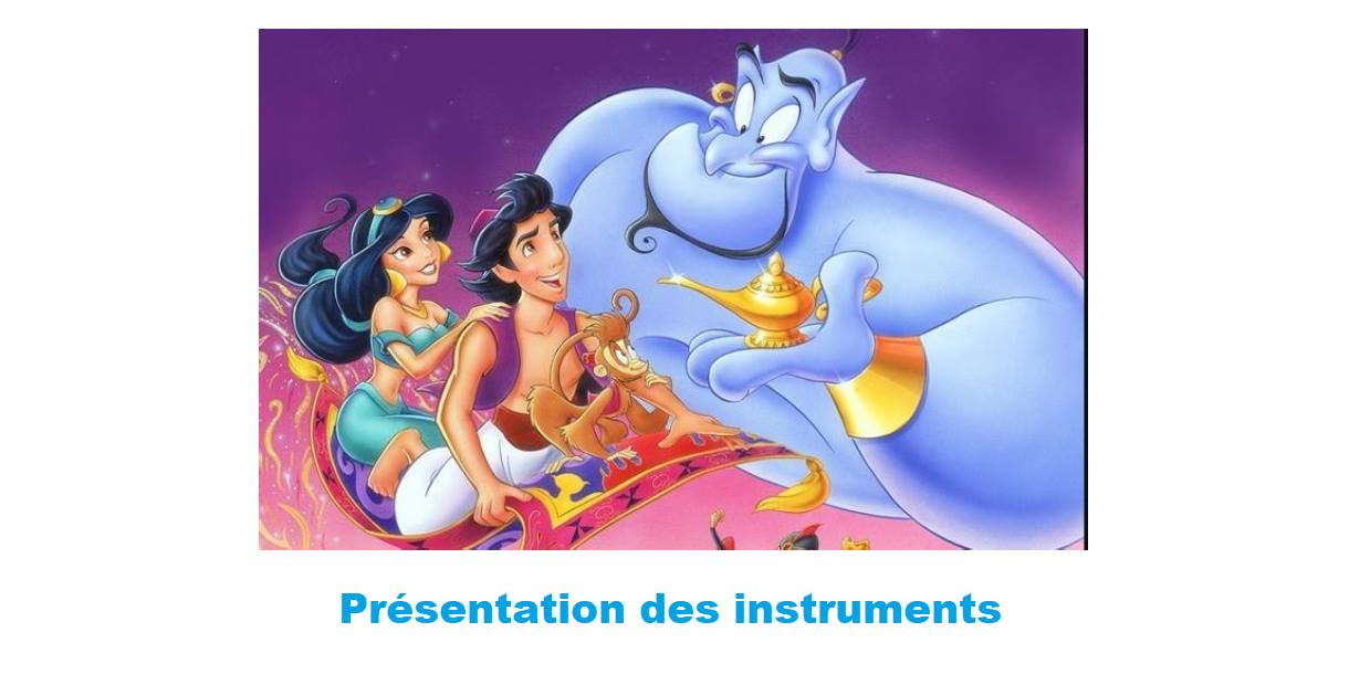 Présentation des instruments 2019